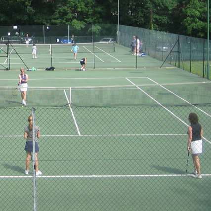 Adult tennis coaching